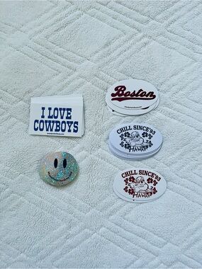 brandy melville sticker bundle, brand new